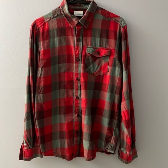 Columbia Button Down Cotton Shirt - Picture 1 of 5